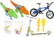 HEALSOPTHY 1set Scooter Toy Dinosaur Model Lightweight and Portable Finger for Desktop Sports Games Highly Detailed Ornament and Excellent Workmanship