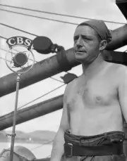 The 1933 Richard E Byrd Antarctic Expedition crew 1930s CBS RADIO PHOTO 1