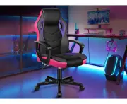 ALFORDSON Gaming Chair Racing Office Executive Computer Seat Work Purple