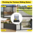 【20%OFF】 Automatic Sliding Gate Opener Electric Motor Kit Remote Kit 1800kg 750W