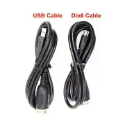 1Pcs Din6-USB Cable Adaptation For Thrustmaster TH8A Connection TSSH TSSH+ NEWS
