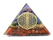 7 Chakra Orgone Pyramid - Chakra FOL