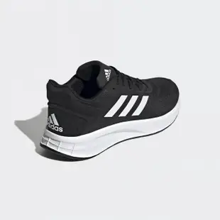 【adidas 愛迪達】慢跑鞋 男鞋 運動鞋 緩震 DURAMO 10 黑白 GW8336