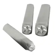 3Pcs Stamps Star Shaped Stamping Set for Customizing Gifts and Accessories