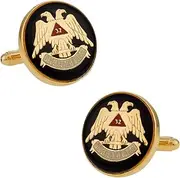 [Cuff-Daddy] Scottish Rite Cufflinks with Presentation Box