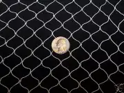 Fishing Net Fish Seine Luau Finger Mullet Netting Bait 1" Nylon Net 200’ x 10’