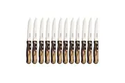 TRAMONTINA CHURRASCO STEAK KNIFE WIDE BLADE SET 12