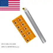 20MM Shank C20R-SCLCR09 Carbide Boring Bar + 10X CCMT09T304 Carbide Insert