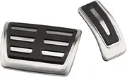 CHPGKGVNVT Stainless Steel at Car Pedal Car Pedals Cover for Audi A6 A6L S6 4G A7 S7 C7 A8 S8 4H 2010-2015 LHD RHD Parts Pedals(RHD Without Rest)