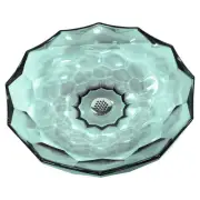KOHLER K-2373-TG2 Briolette Vessel Faceted Glass Bathroom Sink, Translucent Dew