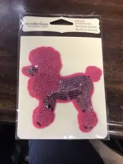 Recollections Signature Adhesive Craft Embellishment Red Sequin Poodle New