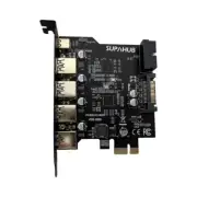 SupaHub PCI-E to USB 3.0 Card 4 Type A / 1 Type C USB 3.0 5-Port, USB 3.1 NEW