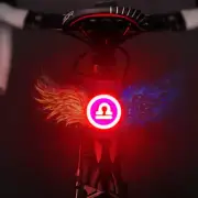 USB Charging Riding Light Rear Lamp Safety Warning Light (Libra Style) Red Blue