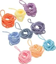 DIY Loom Loop Pack 180pcs Weaving Ropes Potholder Loom Sets Refills for Kids Home Decor