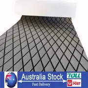EVA Foam Boat Flooring Sheet Marine Nonslip Dark grey Grid | Self-adhesiveDeckin