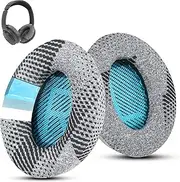 Wzsipod Cooling-Gel QuietComfort 35 / QC 35ii Replacement Ear Pads for Bose Headphones Compatible with Bose QC45 QC35 QC25 QC2 QC15 / Around-Ear 2 AE2i AE2w / SoundTrue & SoundLink Series (Grey Fabric)