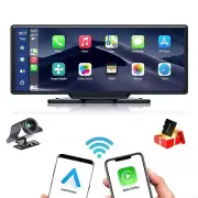 Wireless CarPlay / Android Auto Touch Screen Monitor Bluetooth Backup Camera DVR