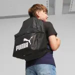 【PUMA】後背包 運動包 書包 雙肩包 旅行包 男款 女款 PUMA PHASE後背包N 黑色(07994301)