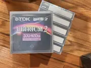 6 Pack TDK D2405-LTO2 LTO-2 Ultrium 2 200/400GB Data Cartridge Tape