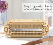NOGO H5 ENVIRONMENTAL Hand-carved Panels BLUETOOTH WIRELESS SPEAKER TF AUX