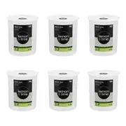 6PK Lemon & Lime Press Seal Airtight Food Storer Container 3.2L 17x17x19cm