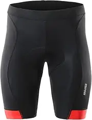 [Jueshanzj] Men's Cycling Shorts Quick-Dry Cycling Underwear Reflective Slim-Fit Elastic Cycling Pants Breathable Pants with Thickened Silicone Pad