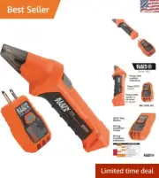 Professional AC Circuit Breaker Finder & GFCI Outlet Tester - Batteries Included