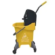 CLEANLINK MOP BUCKET DOWNWARD PRESS 31 LTR YELLOW