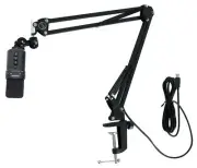 SAMSON G-Track Pro Studio USB Condenser Microphone Mic+Audio Technica Boom Arm