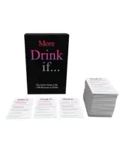 More Drink If Card Game – Hilarious Adult Drinking Game for 18+ Parties