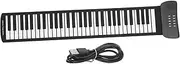 Hoement Beginner's 61-key Piano Portable Electronic Keyboard for Boys and Girls and Students Silicone Material Rollable Design