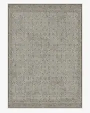 305' x 425' | Machine Washable Runner Rug | Kid & Pet Friendly | Indoor Rug | Frances Stone Grey Flatwoven Rug | Ruggable