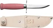Morakniv Scout 39 Stainless Steel Fixed Blade Knife, Lingonberry