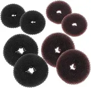 OFFIGAM 8PCS Hair Bun Maker Kit S Donut Shaper for Women Easy to Use Chignon Styling Tool for Casual Work Wedding and Party Hairstyles