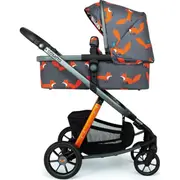 Cosatto Giggle Quad Pram & Push Chair Charcoal Mr Fox Baby/Infant/Toddler 0m+