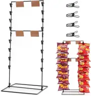 Chip Rack Display Stand | Candy Display for Countertop | Chips & Snacks Holder |