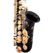 Jupiter 1100 series Alto Saxophone Gilded Onyx Black finish / gold key work