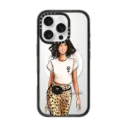 iPhone 16 Pro Impact Case MagSafe Compatible Femme Fashion (Transparent Case)