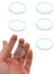 Optical Glass Lens Set - 3 Dbl Convex, 3 Dbl Concave, 50mm Dia - 20, 30, 50cm FL