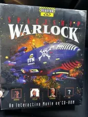 SPACESHIP WARLOCK INTERACTIVE MOVIE CD-ROM 1991 By Reactor Big Box Sealed PC Mac