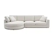 Hamilton Round Chaise Sectional Sofa