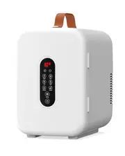 YOPOWER 10 Liter Mini Fridge AC/DC Portable Personal Cooler White