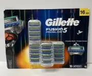 16 GILLETTE FUSION Proglide Razor Cartridges Replacement Blades FREE SHIPPING