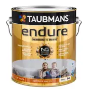 taubmans 4l white low sheen endure interior wall paint