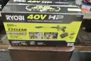 Ryobi RY124052K 40V HP Brushless EZClean 600PSI 0.7 GPM Cold Water Power Cleaner