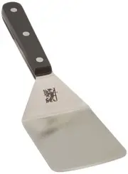 Triple Rivet Wide Turner, 9.625 Inch Stainless Steel Spatula for Cast Iron, G...