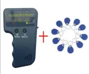 Handheld 125Khz RFID Copier Cloner Writer ID card +10pcs T5577 & EM4305 tags