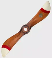Bristol WWI Wood Propeller 31" Multi Colored Tips Airplane Aviation Decor New
