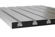 t slot fixture plate 24" x 12", aluminum, t-track, metalworking, cnc bed