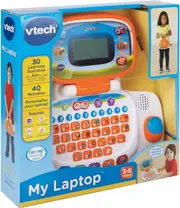 VTech My Laptop Educational White/Orange Ages 3+ New Toy Learn Preschool Play